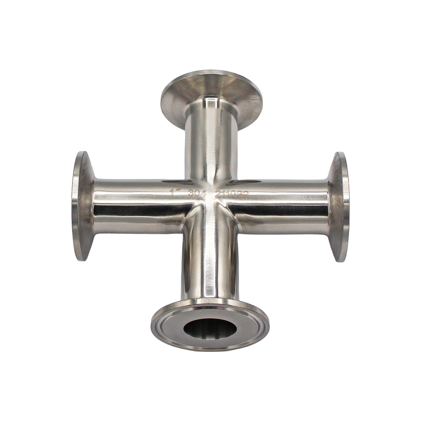 1" Tri Clamp Cross - Tri Clover Sanitary Stainless Steel Fitting -  Canuck Homebrew Supply, Canada