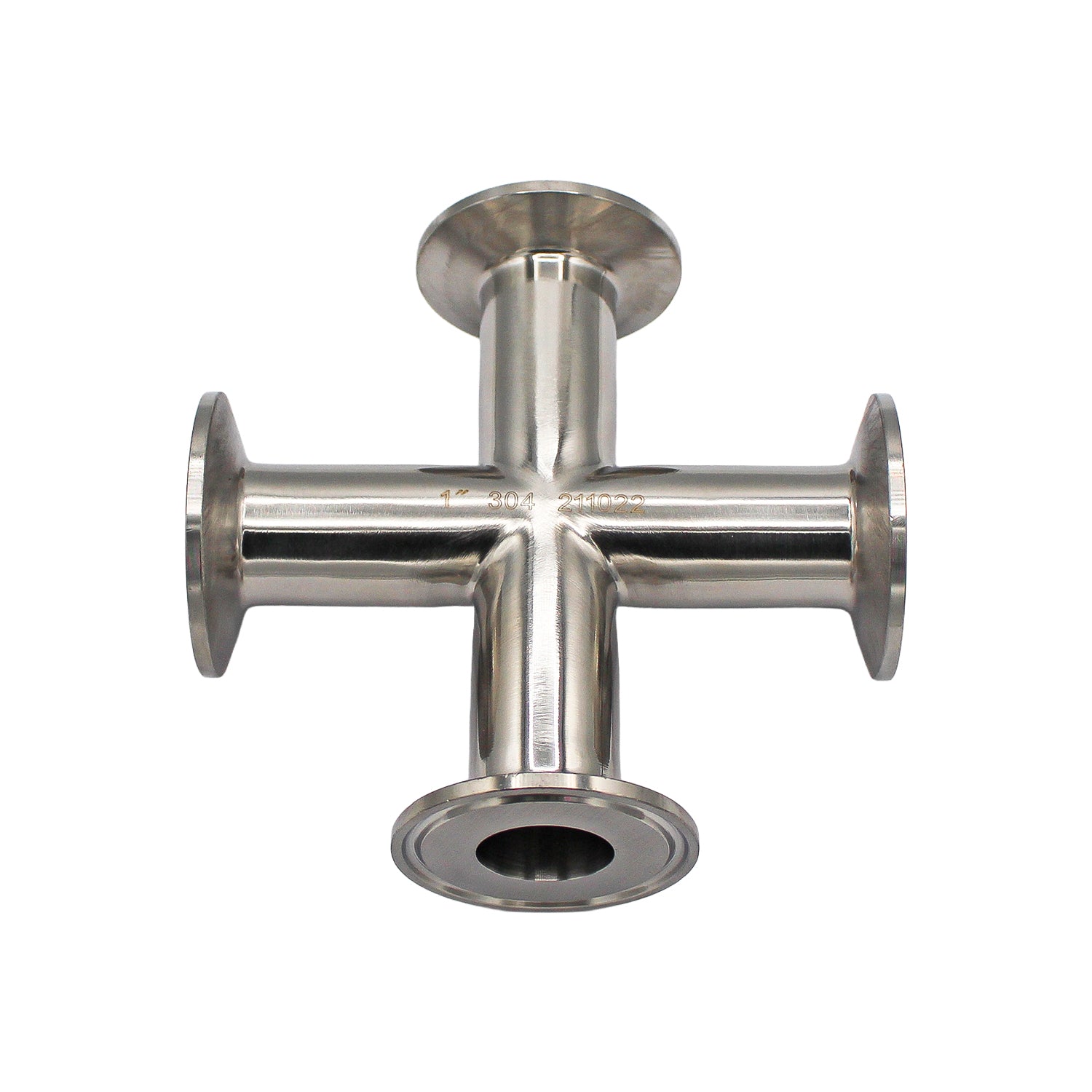 1" Tri Clamp Cross - Tri Clover Sanitary Stainless Steel Fitting -  Canuck Homebrew Supply, Canada