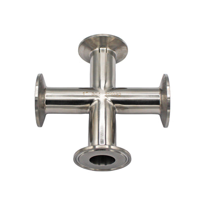 1" Tri Clamp Cross - Tri Clover Sanitary Stainless Steel Fitting -  Canuck Homebrew Supply, Canada