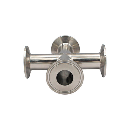 1" Tri Clamp Cross - Tri Clover Sanitary Stainless Steel Fitting -  Canuck Homebrew Supply, Canada