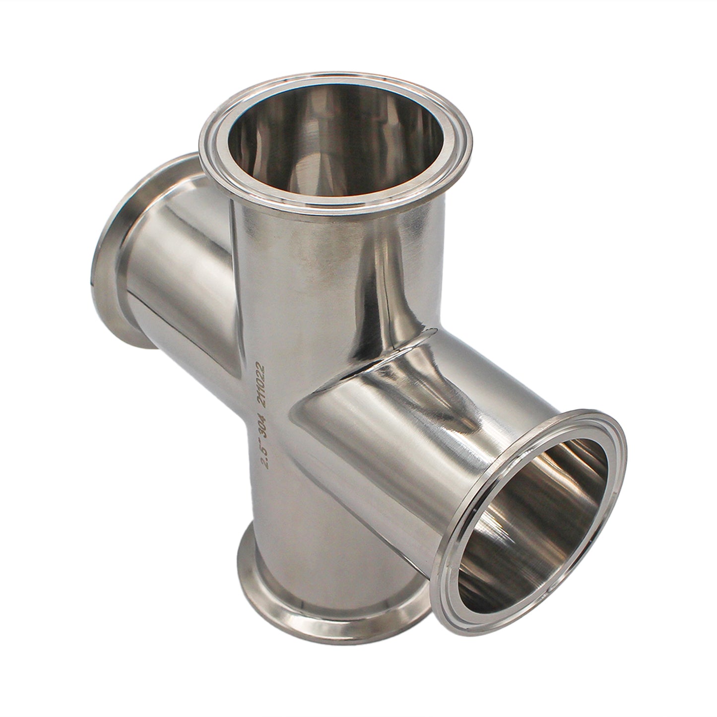 2.5" Tri Clamp Cross - Tri Clover Sanitary Stainless Steel Fitting -  Canuck Homebrew Supply, Canada