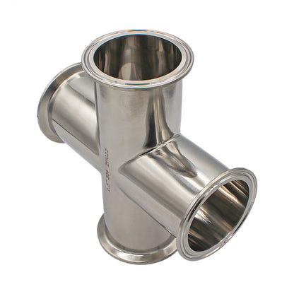 2.5" Tri Clamp Cross - Tri Clover Sanitary Stainless Steel Fitting -  Canuck Homebrew Supply, Canada
