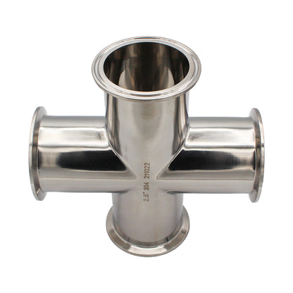 2.5" Tri Clamp Cross - Tri Clover Sanitary Stainless Steel Fitting -  Canuck Homebrew Supply, Canada