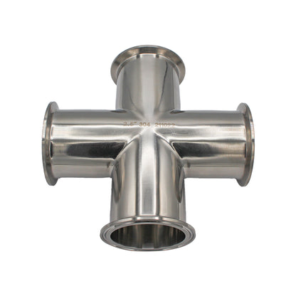2.5" Tri Clamp Cross - Tri Clover Sanitary Stainless Steel Fitting -  Canuck Homebrew Supply, Canada
