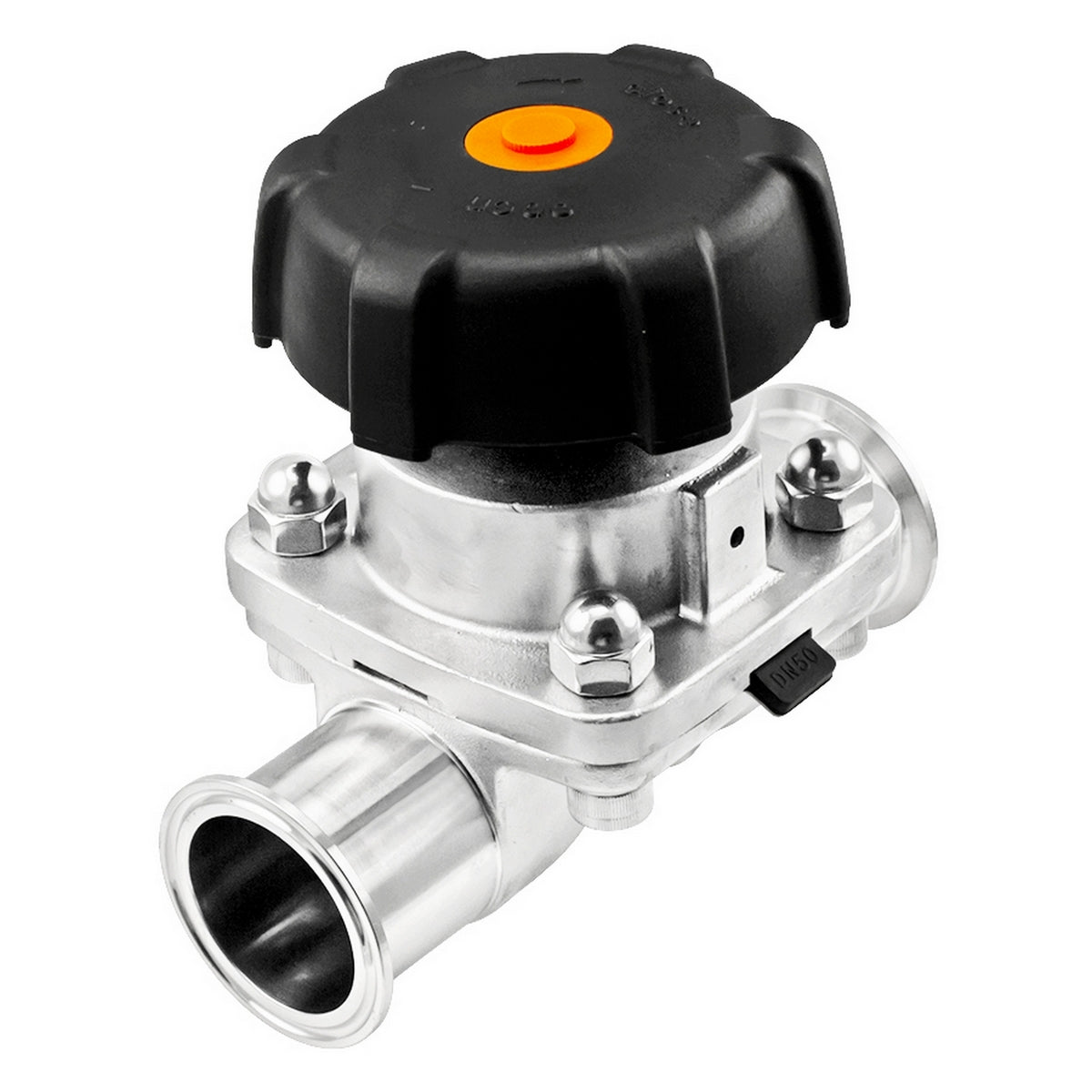 Stainless Steel Tri-Clover Diaphragm Valve - 2" TC