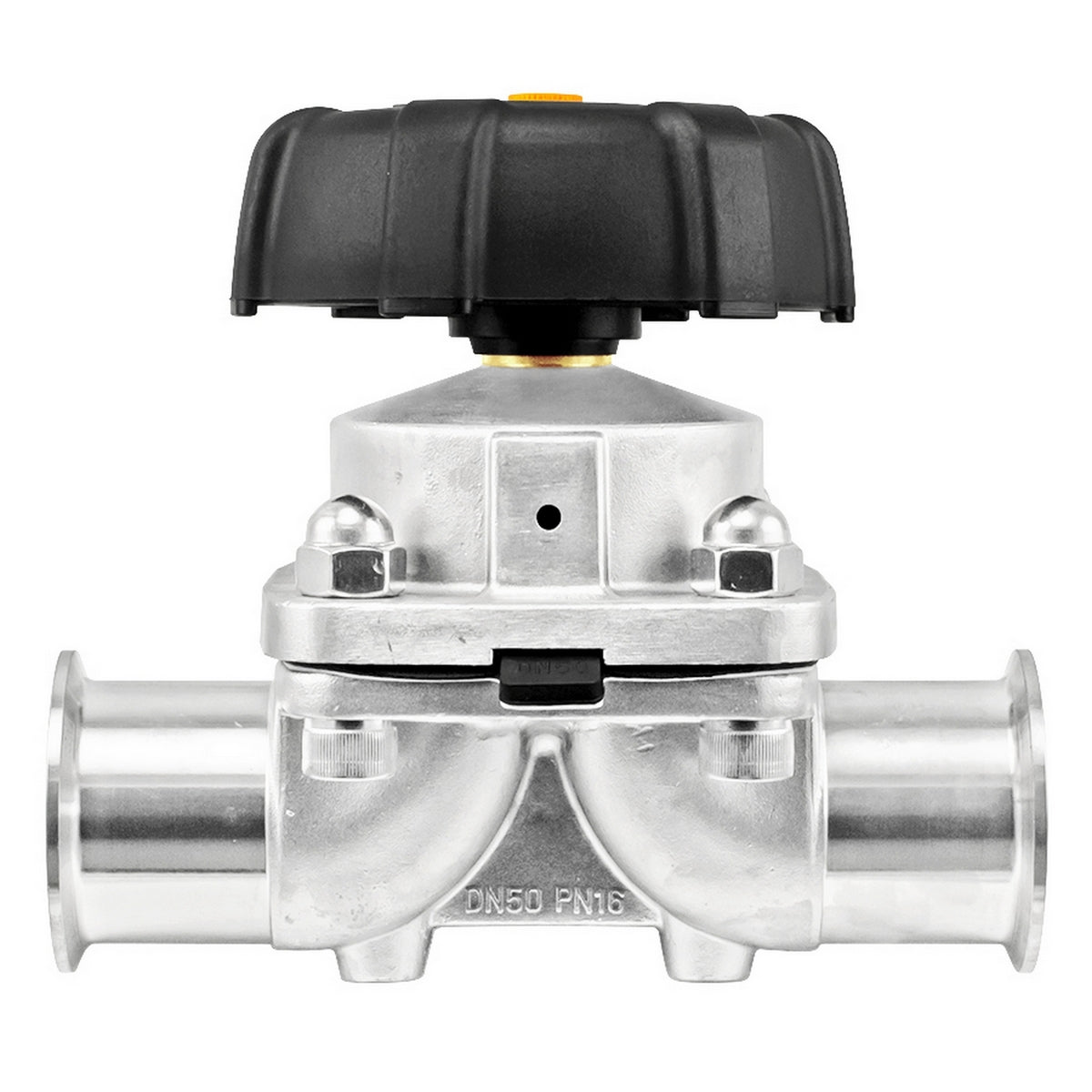 Stainless Steel Tri-Clover Diaphragm Valve - 2" TC