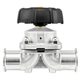 Stainless Steel Tri-Clover Diaphragm Valve - 2" TC