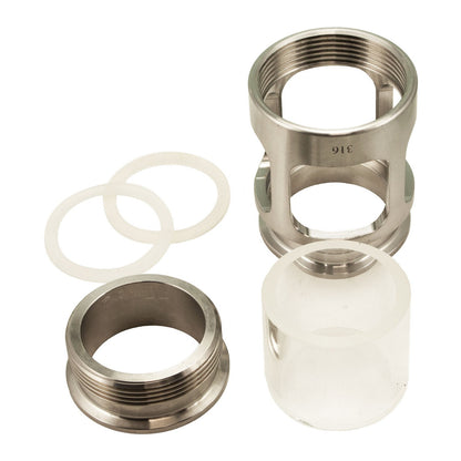 2.5" Tri Clamp Micro Sight Glass - Tri Clover Sanitary Stainless Steel Fitting