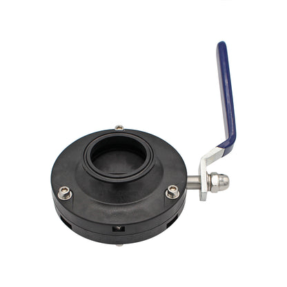 FermZilla 2" Tri Clamp Butterfly Valve - Tri Clover Sanitary Fitting for Conical Fermenter