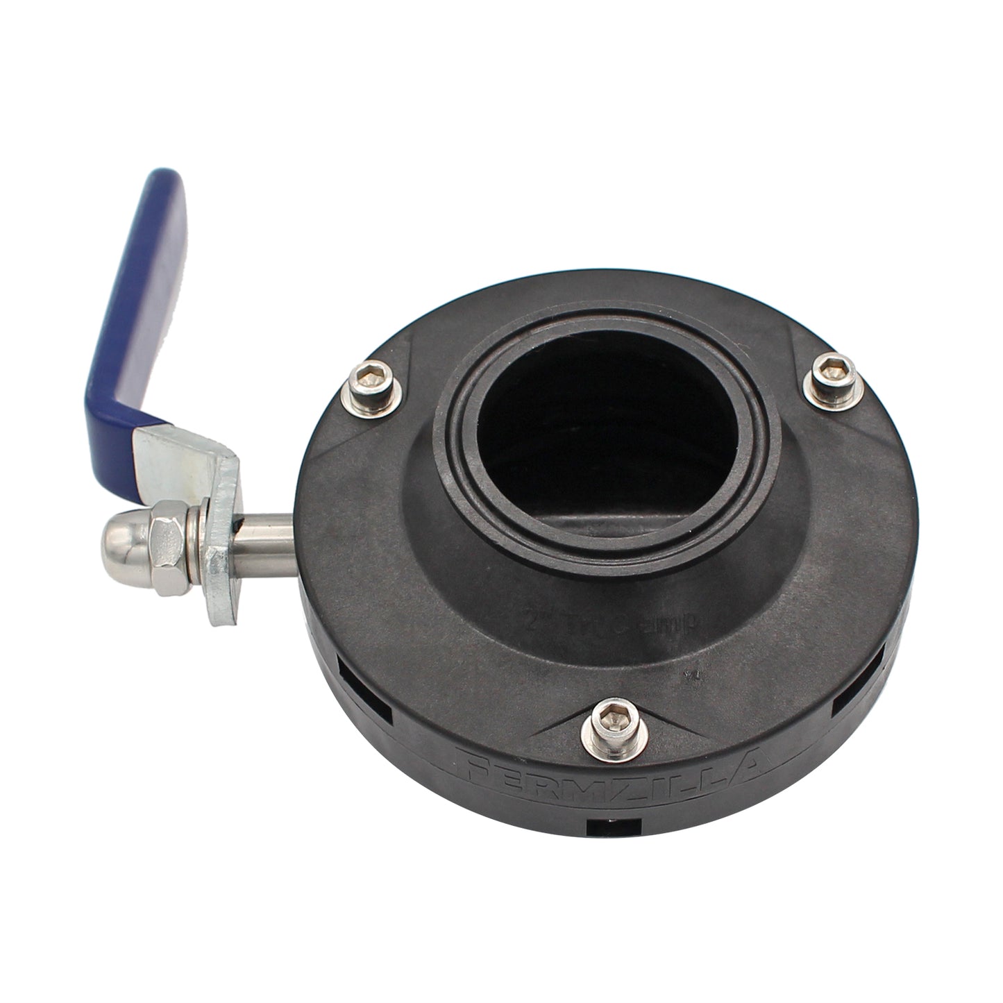 FermZilla 2" Tri Clamp Butterfly Valve - Tri Clover Sanitary Fitting for Conical Fermenter
