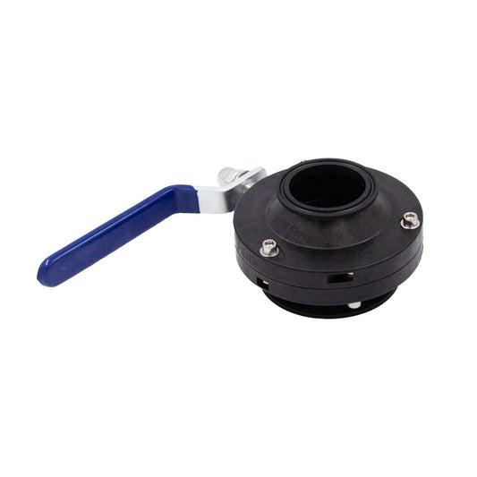 FermZilla Conical Fermenter Tri-Clover Butterfly Valve - 3" TC X 2" TC | Gen 3