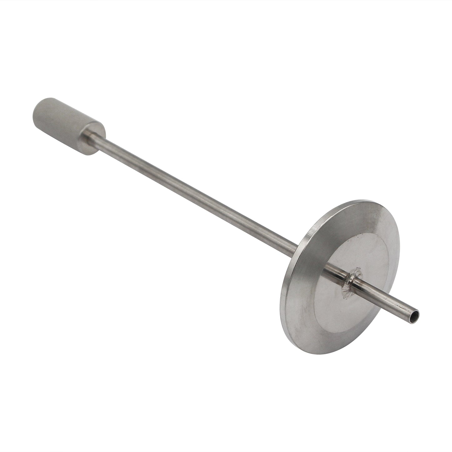 Stainless Steel Tri-Clover Carbonation Oxygen Stone Thermowell - 1.5" TC (0.5 Micron)