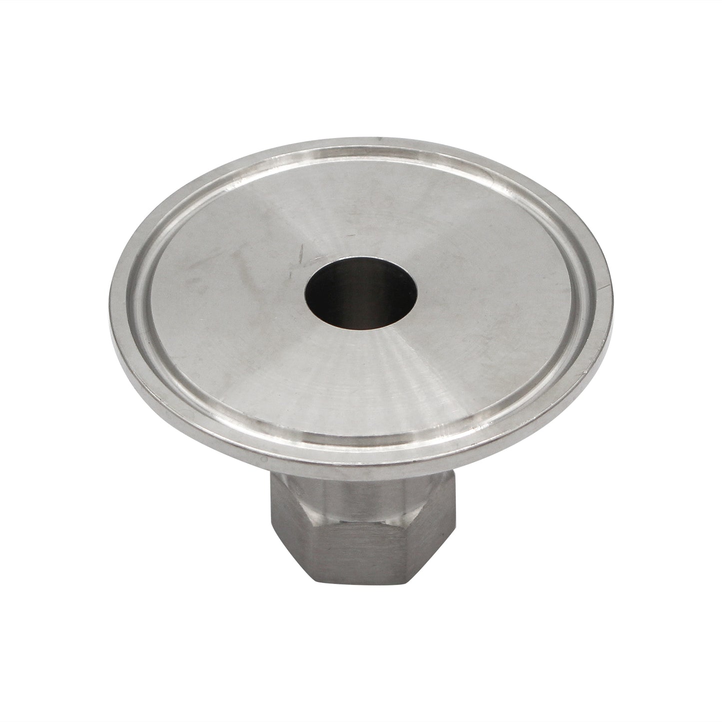 2" Tri Clamp X 1/4" Female NPT Adapter - Tri Clover Sanitary Stainless Steel Fitting