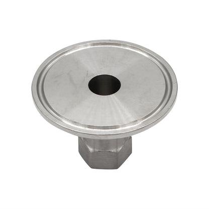 2" Tri Clamp X 1/4" Female NPT Adapter - Tri Clover Sanitary Stainless Steel Fitting