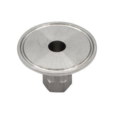 Stainless Steel Tri-Clover Fitting - 2" TC X 1/4" Female NPT