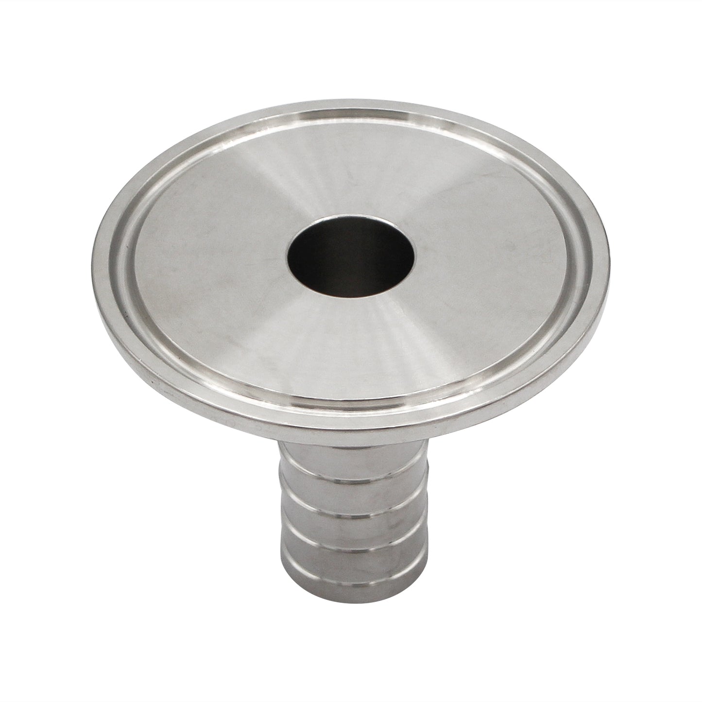 Stainless Steel Tri-Clover Fitting - 2" TC X 3/4" OD Barb