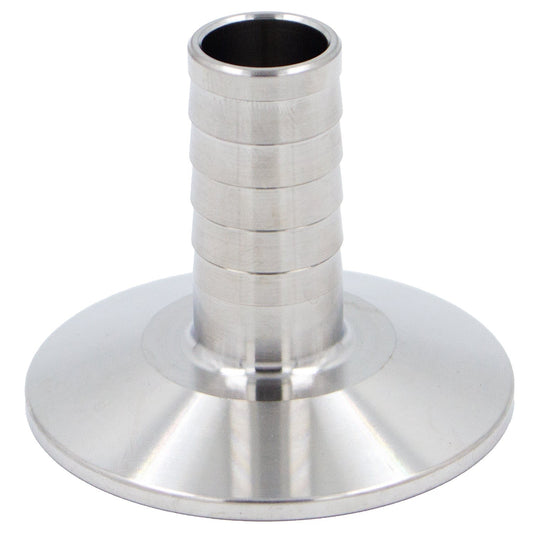 Stainless Steel Tri-Clover Fitting - 2" TC X 3/4" OD Barb