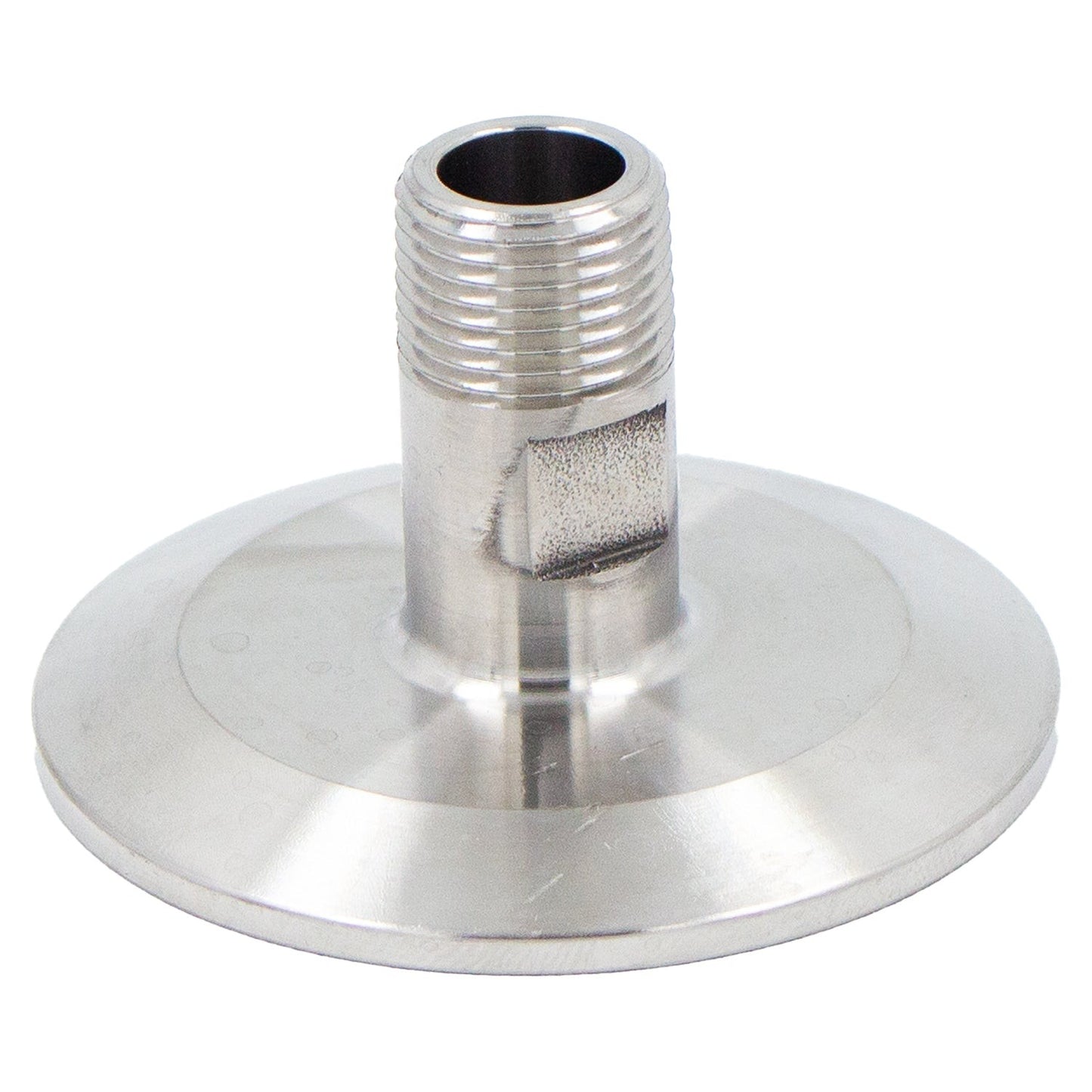 Stainless Steel Tri-Clover Fitting - 2" TC X 3/8" Male NPT