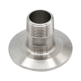 Stainless Steel Tri-Clover Fitting - 2" TC X 3/4" Male NPT