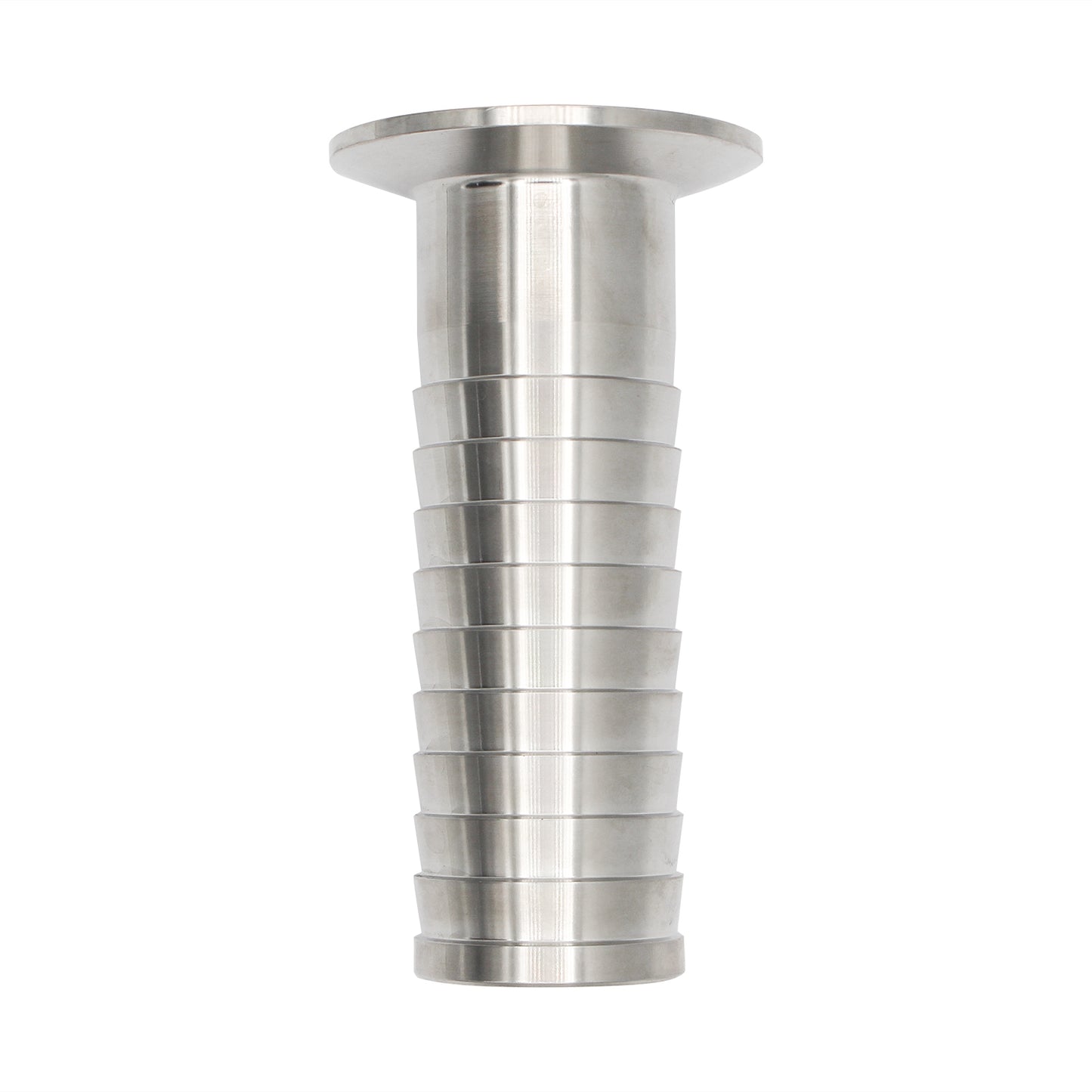 Stainless Steel Tri-Clover Fitting - 2" TC X 1 1/2" OD Barb