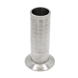 Stainless Steel Tri-Clover Fitting - 2" TC X 1 1/2" OD Barb