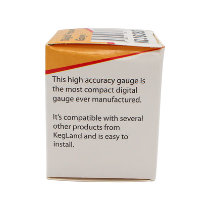 Kegland Digital Mini Pressure Gauge (0-90 PSI)