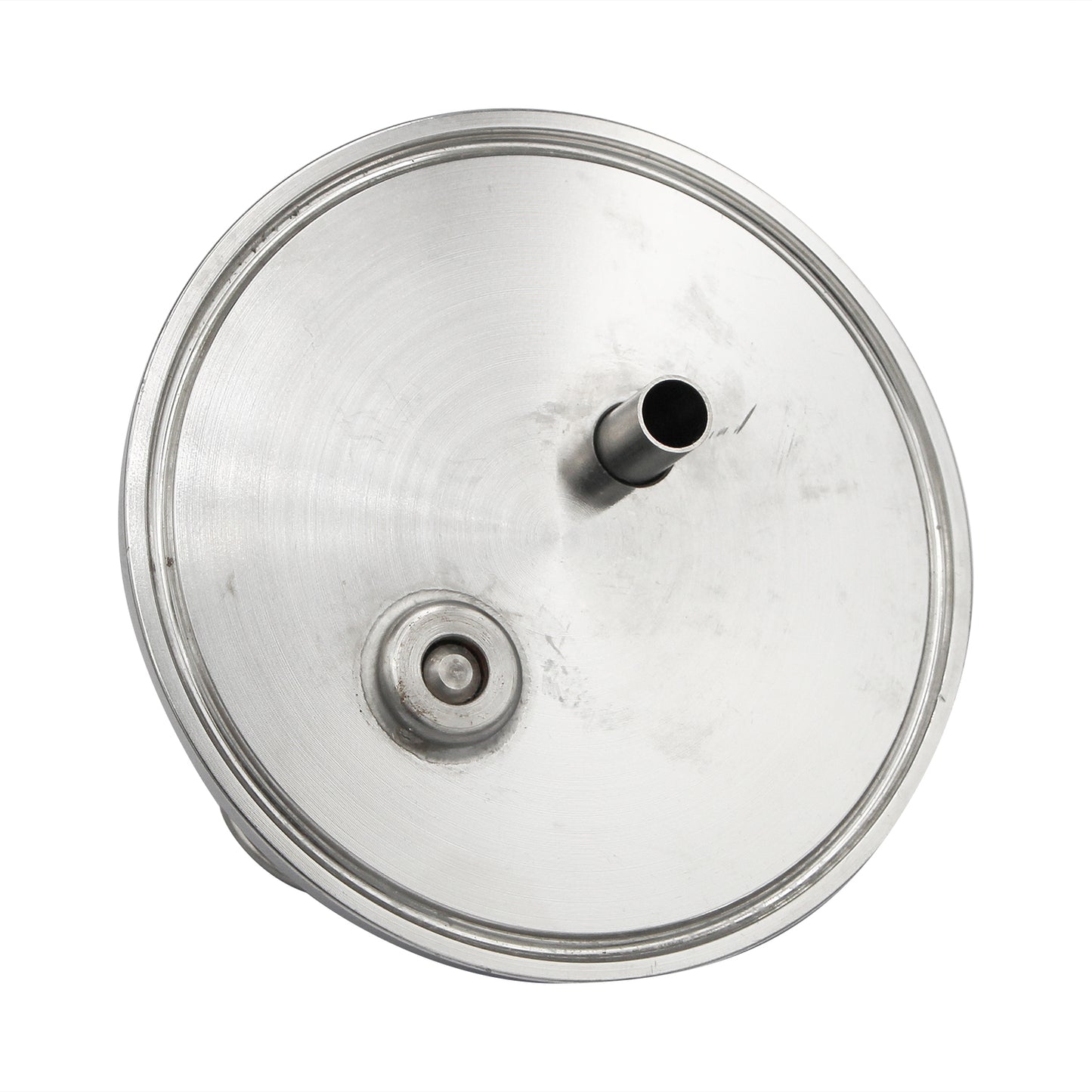 3" Tri Clamp Ball Lock End Cap With PRV - Tri Clover Sanitary Stainless Steel Fitting