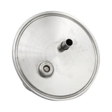Stainless Steel Tri-Clover Ball Lock Cap With PRV - 3" TC