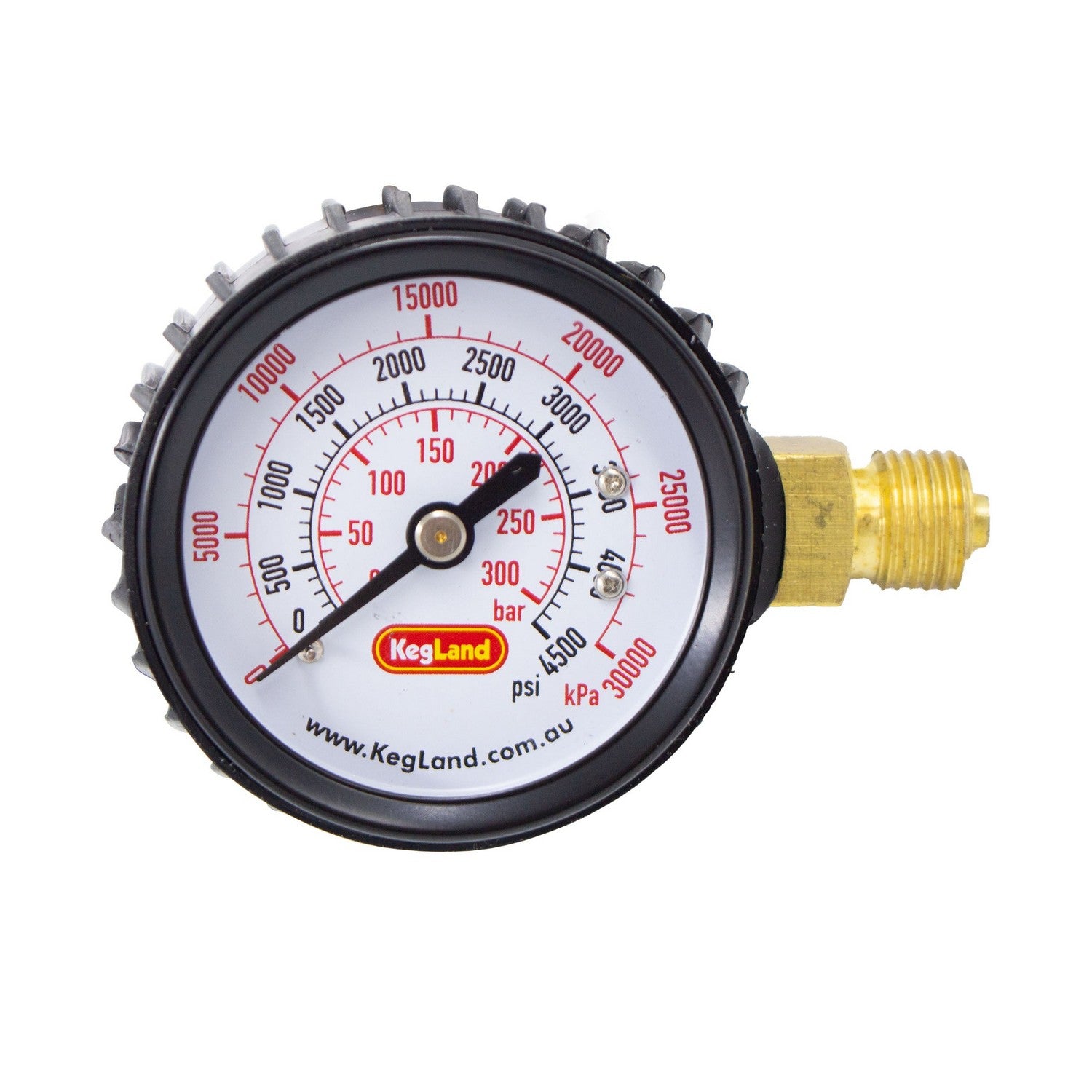 Kegland High Pressure Gauge (0-4500 PSI | Right)