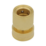 AlcoEngine Style Brass Fitting - 3/4" Female Garden Hose X 1/2" Female QD