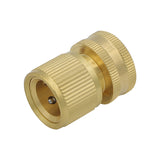 AlcoEngine Style Brass Fitting - 3/4" Female Garden Hose X 1/2" Female QD