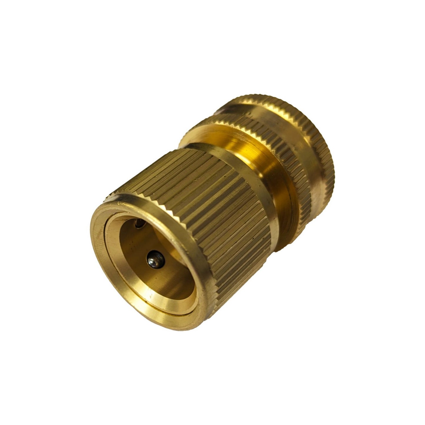 AlcoEngine Style Brass Fitting - 3/4" Female Garden Hose X 1/2" Female QD