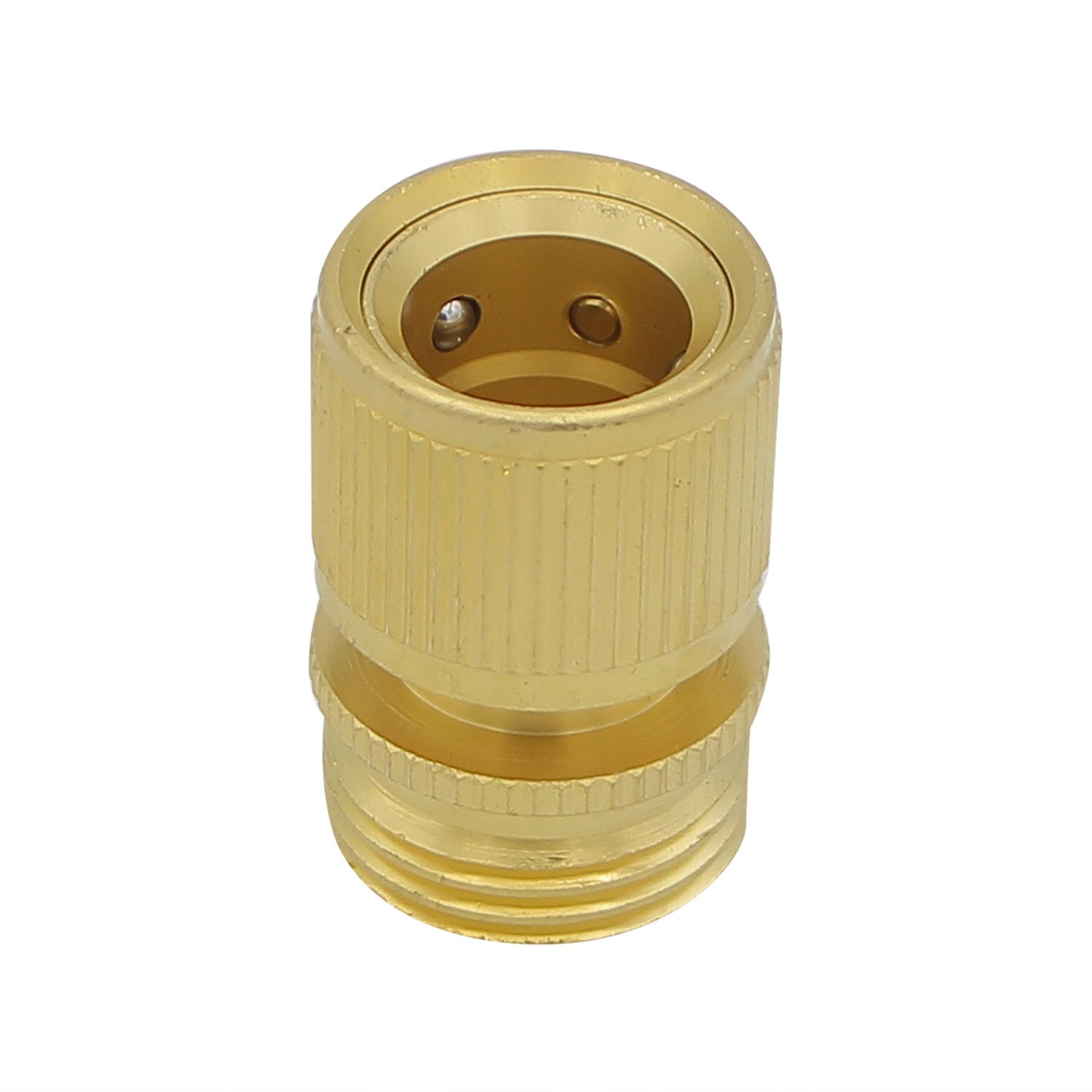 AlcoEngine Style Brass Fitting - 3/4" Male Garden Hose X 1/2" Female QD