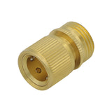 AlcoEngine Style Brass Fitting - 3/4" Male Garden Hose X 1/2" Female QD