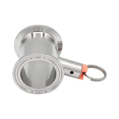 1.5" Tri Clamp Extension Tube With PRV (1 3/4") - Tri Clover Sanitary Stainless Steel