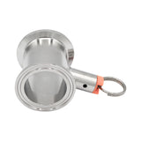 Stainless Steel Tri-Clover Extension Tube With PRV - 1.5" TC (1 3/4")