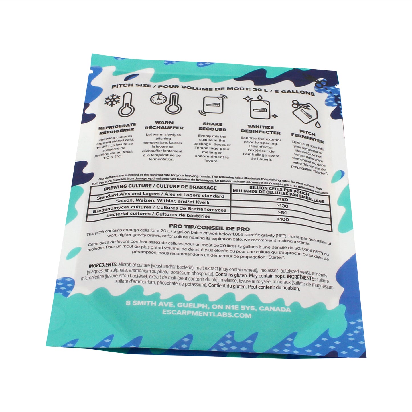 Escarpment Labs Biergarten Lager Yeast - Liquid Brewing Culture (100mL)