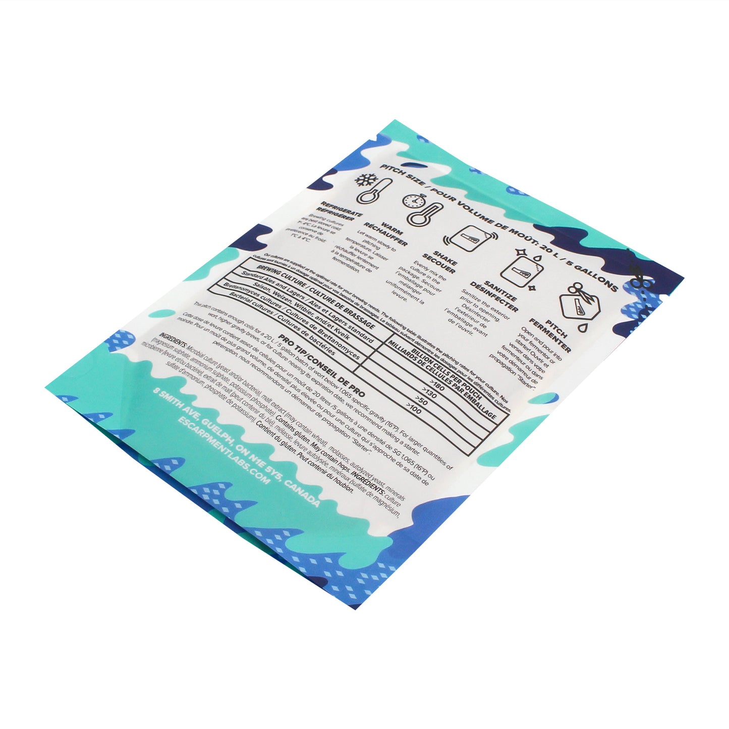 Escarpment Labs Biergarten Lager Yeast - Liquid Brewing Culture (100mL)