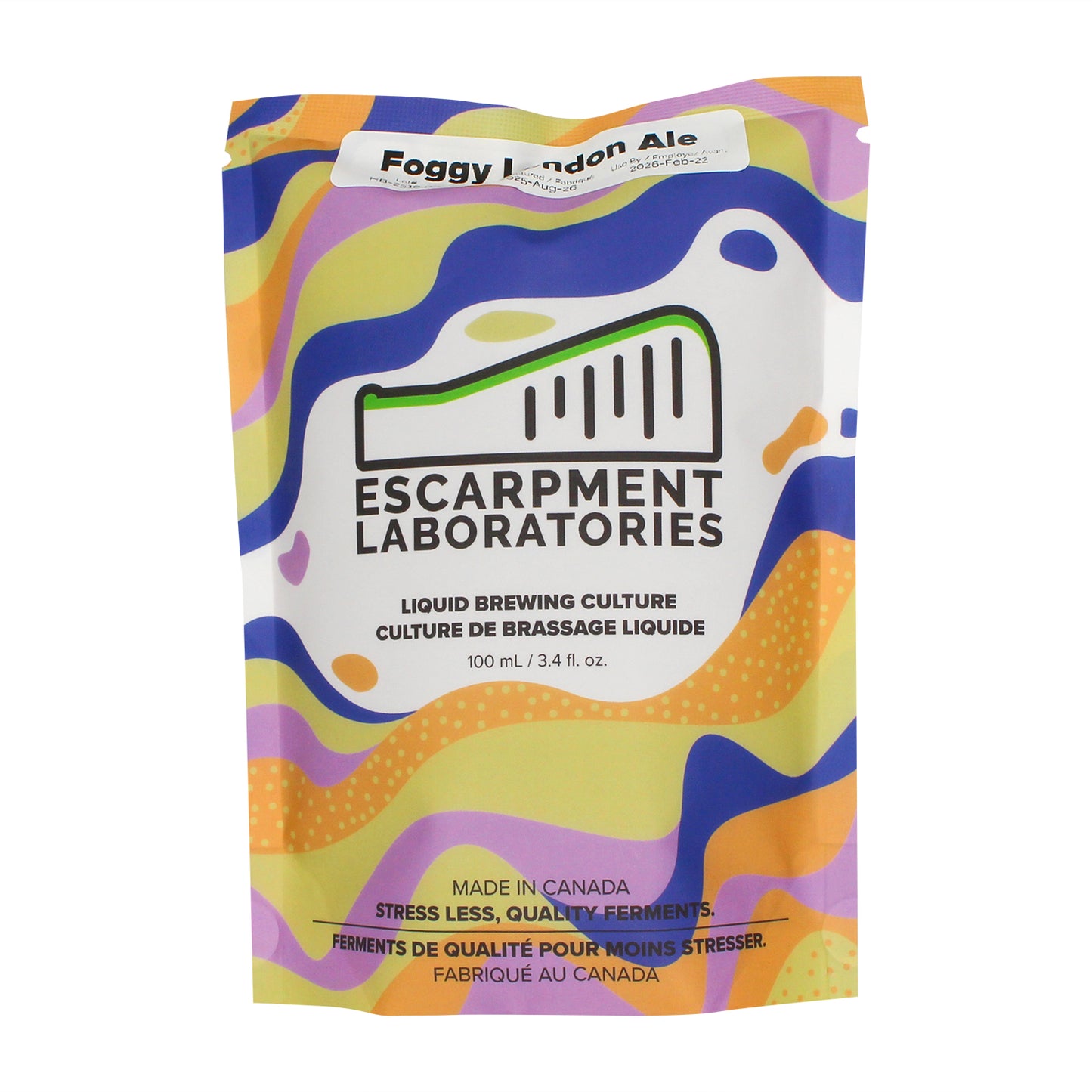 Escarpment Labs Foggy London Ale Yeast - Liquid Brewing Culture (100mL)