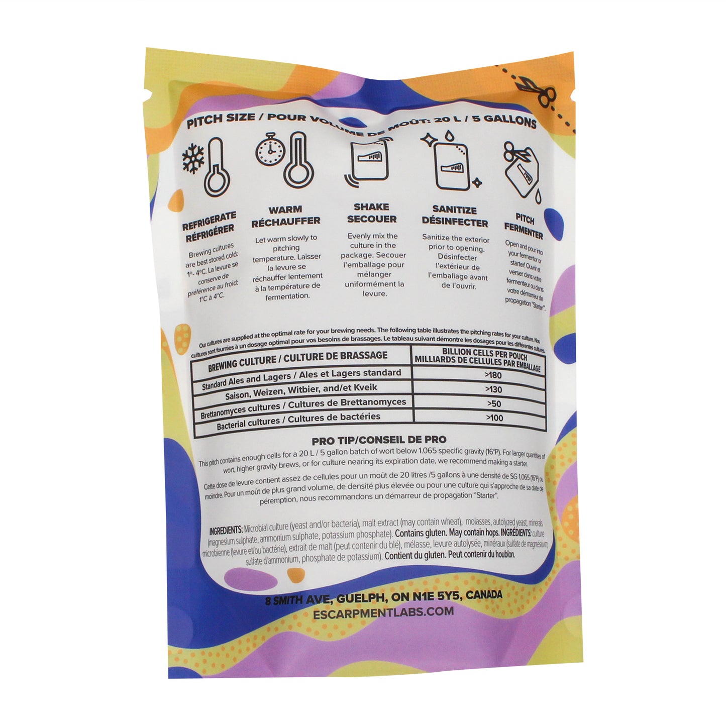 Escarpment Labs Foggy London Ale Yeast - Liquid Brewing Culture (100mL)