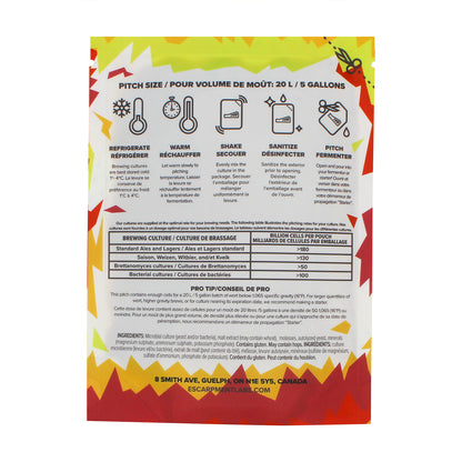 Escarpment Labs Belgian Fruity Wit Yeast - Liquid Brewing Culture (100mL)