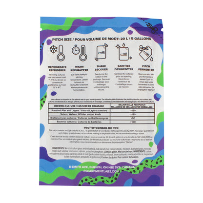 Escarpment Labs Hornindal Kveik Yeast Blend - Liquid Brewing Culture (100mL)