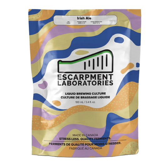 Escarpment Labs Irish Ale Yeast - Liquid Brewing Culture (100mL)