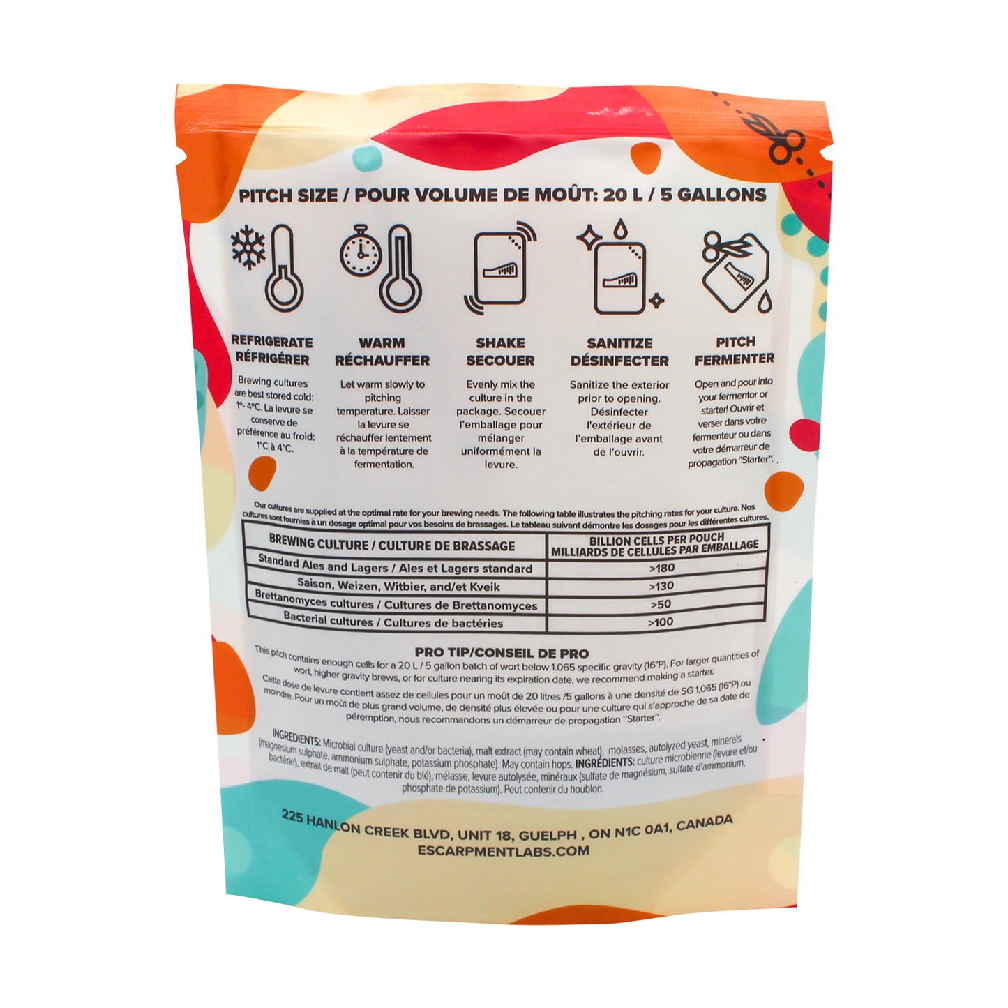 Escarpment Labs Kolsch Ale Yeast - Liquid Brewing Culture (100mL)