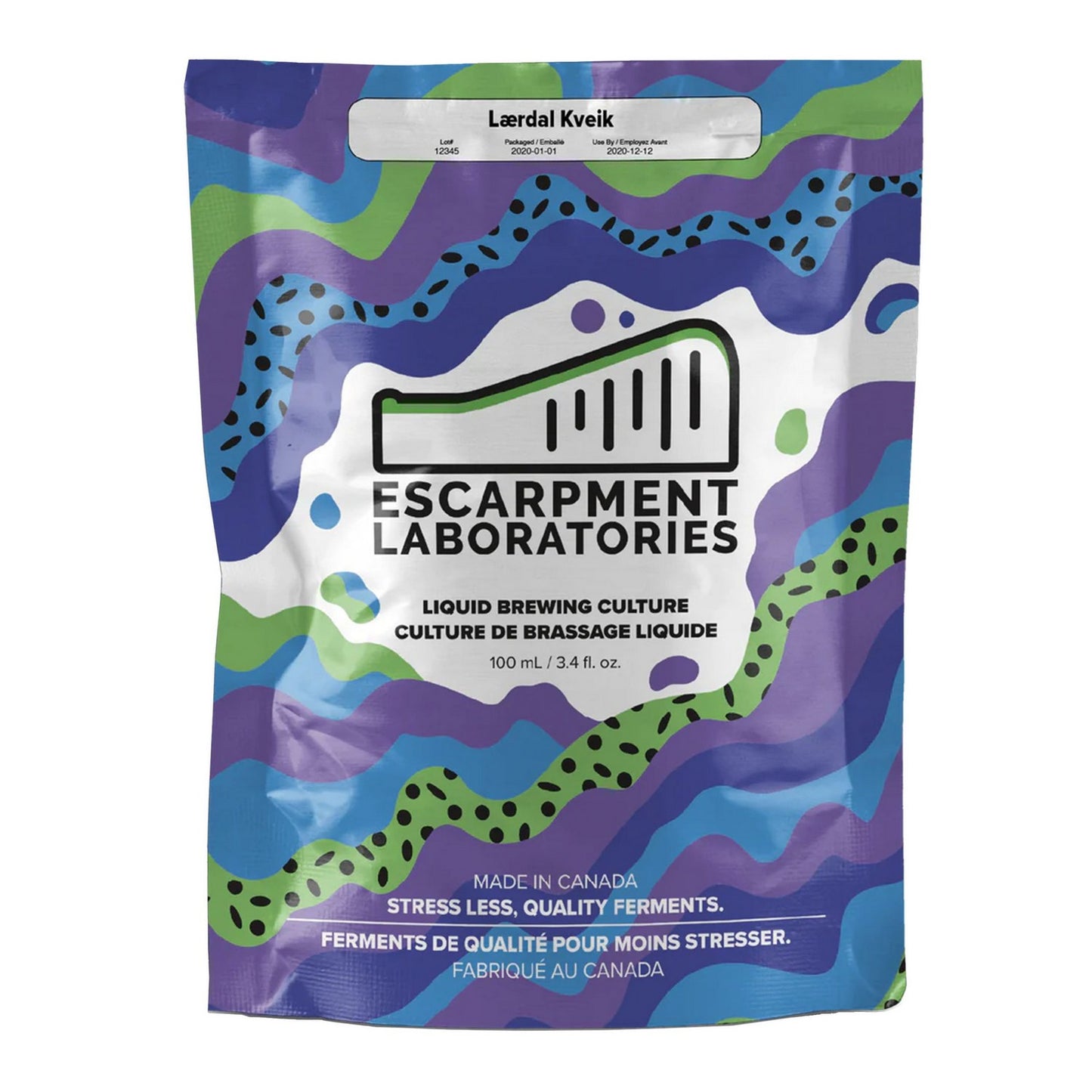 Escarpment Labs Laerdal Kveik Yeast - Liquid Brewing Culture (100mL)