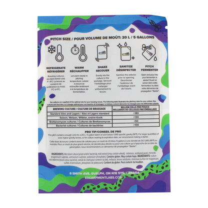 Escarpment Labs Laerdal Kveik Yeast - Liquid Brewing Culture (100mL)