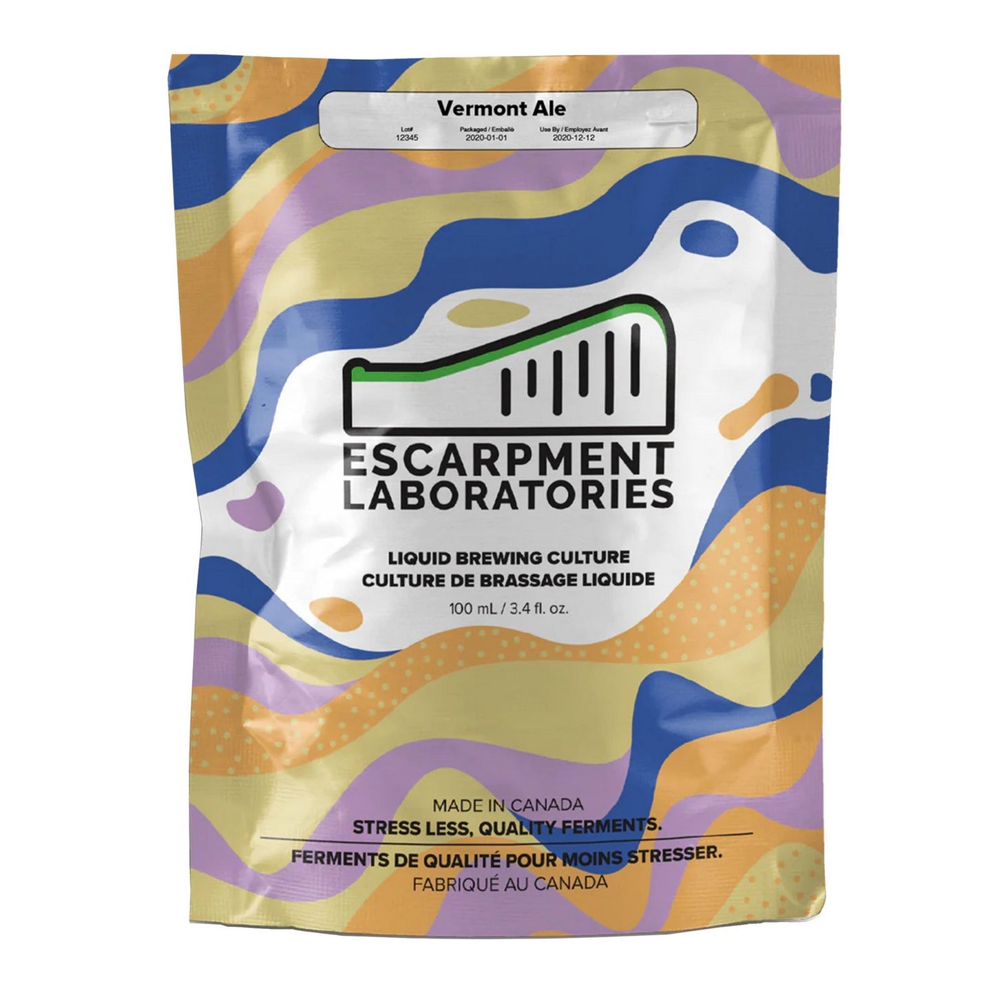 Escarpment Labs Vermont Ale Yeast - Liquid Brewing Culture (100mL)