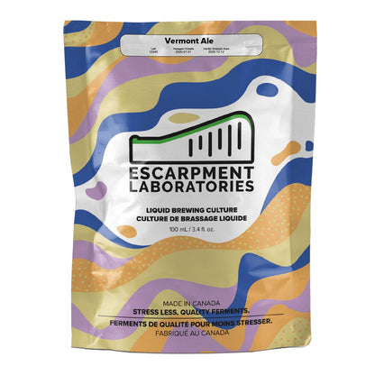 Escarpment Labs Vermont Ale Yeast - Liquid Brewing Culture (100mL)