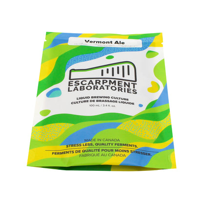 Escarpment Labs Vermont Ale Yeast - Liquid Brewing Culture (100mL)