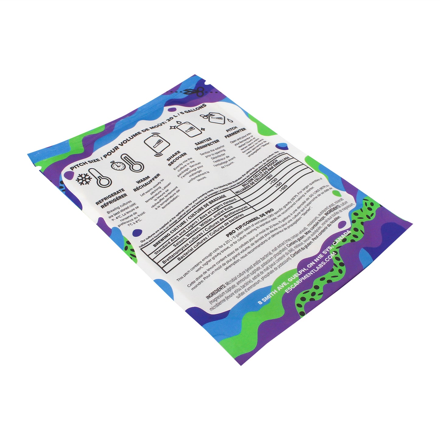 Escarpment Labs Voss Kveik Yeast - Liquid Brewing Culture (100mL)